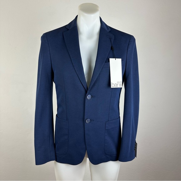 NWT Bar III Men's Deep Blue Sport Coat